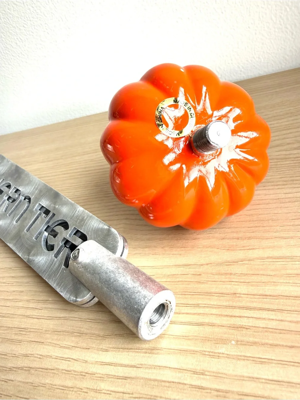 Southern Tier Pumking Metal Two Piece Craft Beer Bar Tap Handle Set Breweriana